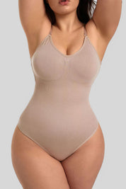 Gleamshape - Tanga Bodysuit mit Ausschnitt
