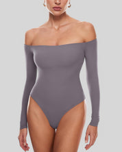 Gleamshape - Longsleeve Tanga Bodysuit
