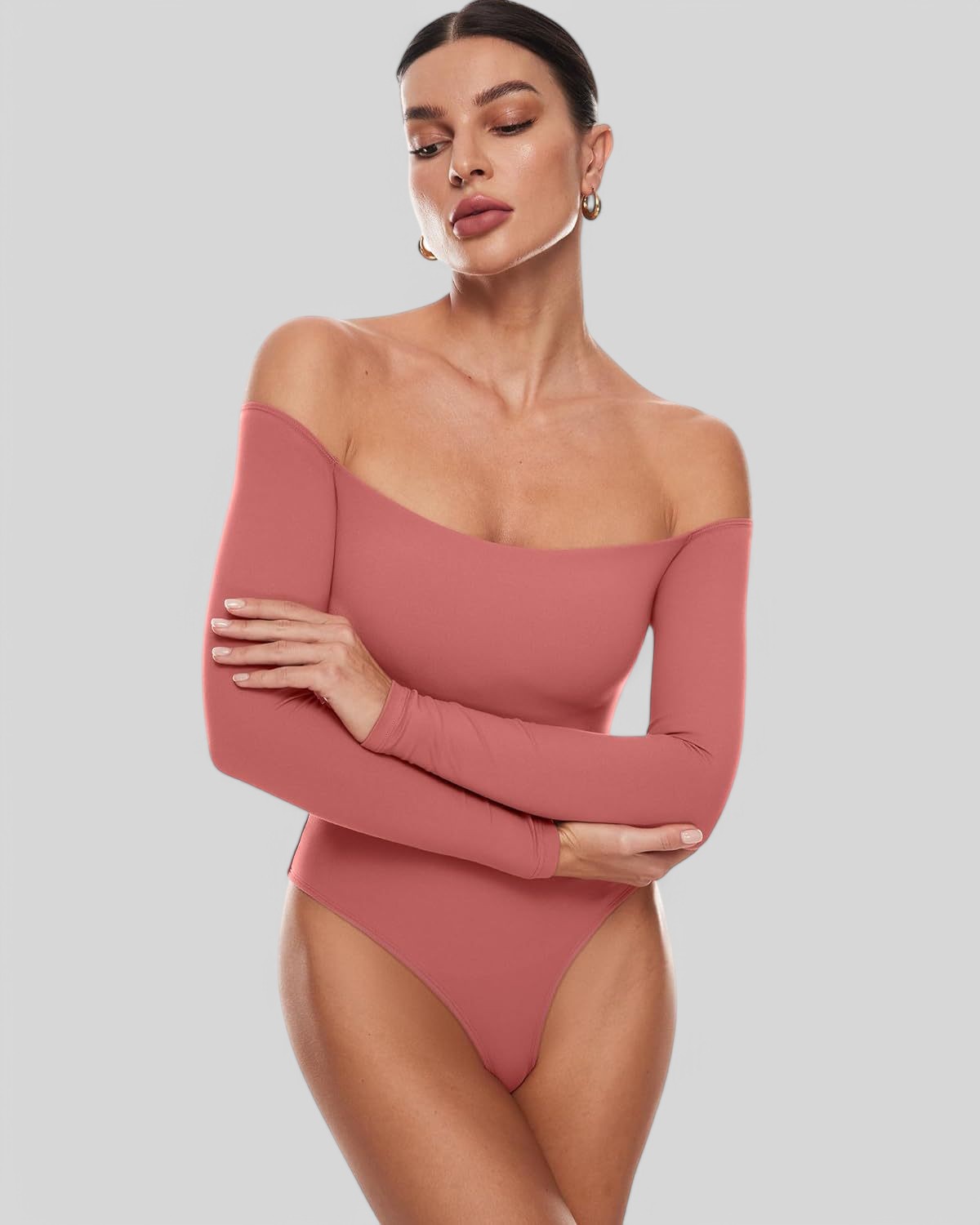Gleamshape - Longsleeve Tanga Bodysuit