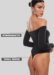 Gleamshape - Longsleeve Tanga Bodysuit
